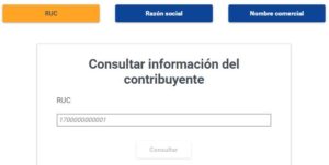 Consulta De Ruc En El SRI En Línea - Trámites Públicos Ecuador