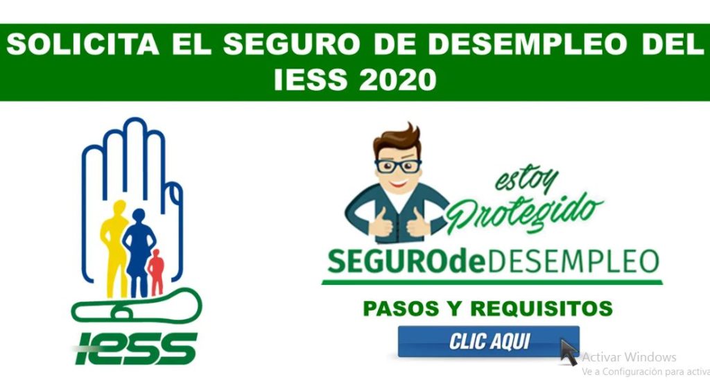 Solicitar seguro de desempleo IESS Ecuador 2020